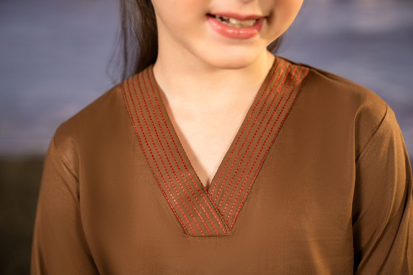 Embridered Girls Co Ord Set VG137-A