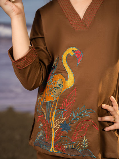 Embridered Girls Co Ord Set VG137-A