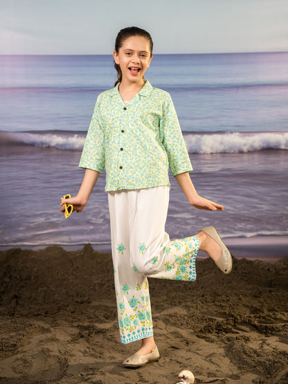Printed Girls Co Ord Set VG161-A