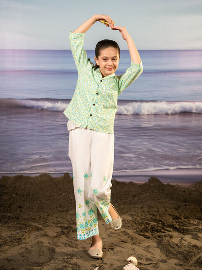 Printed Girls Co Ord Set VG161-A