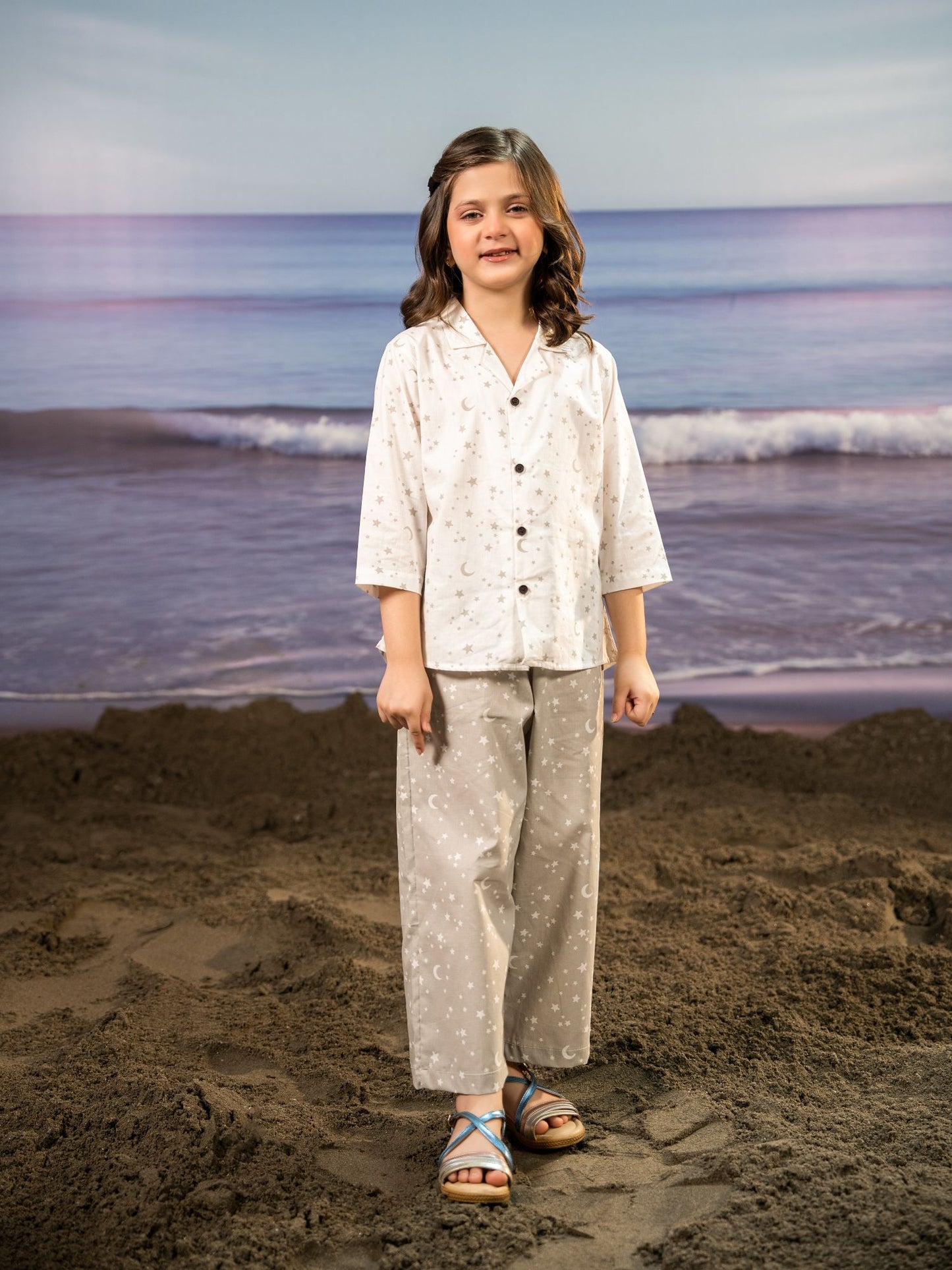 Printed Girls Co Ord Set VG164-A
