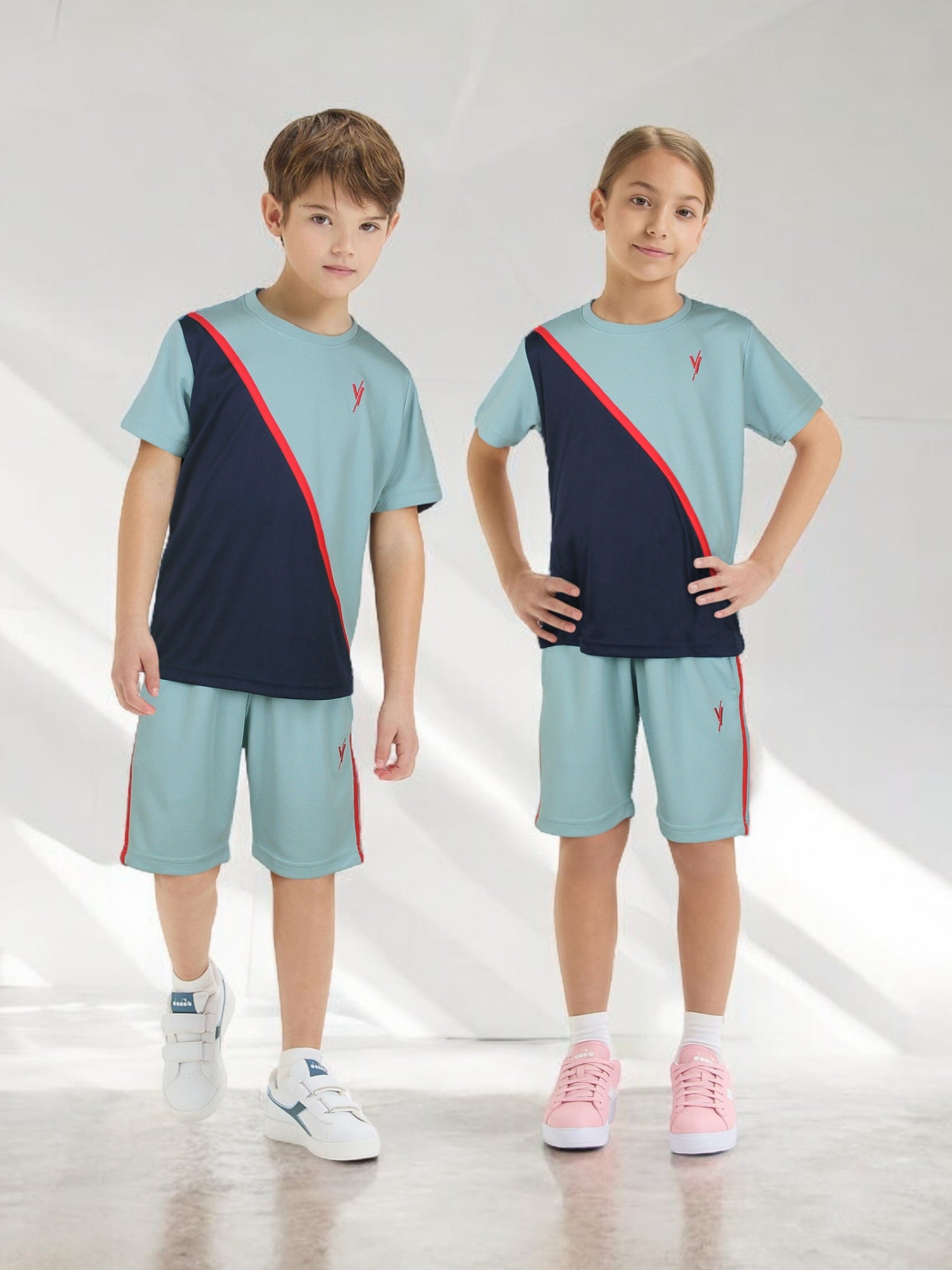 Tracksuit For Boys & Girls Poly athletic Fabric VST56-B