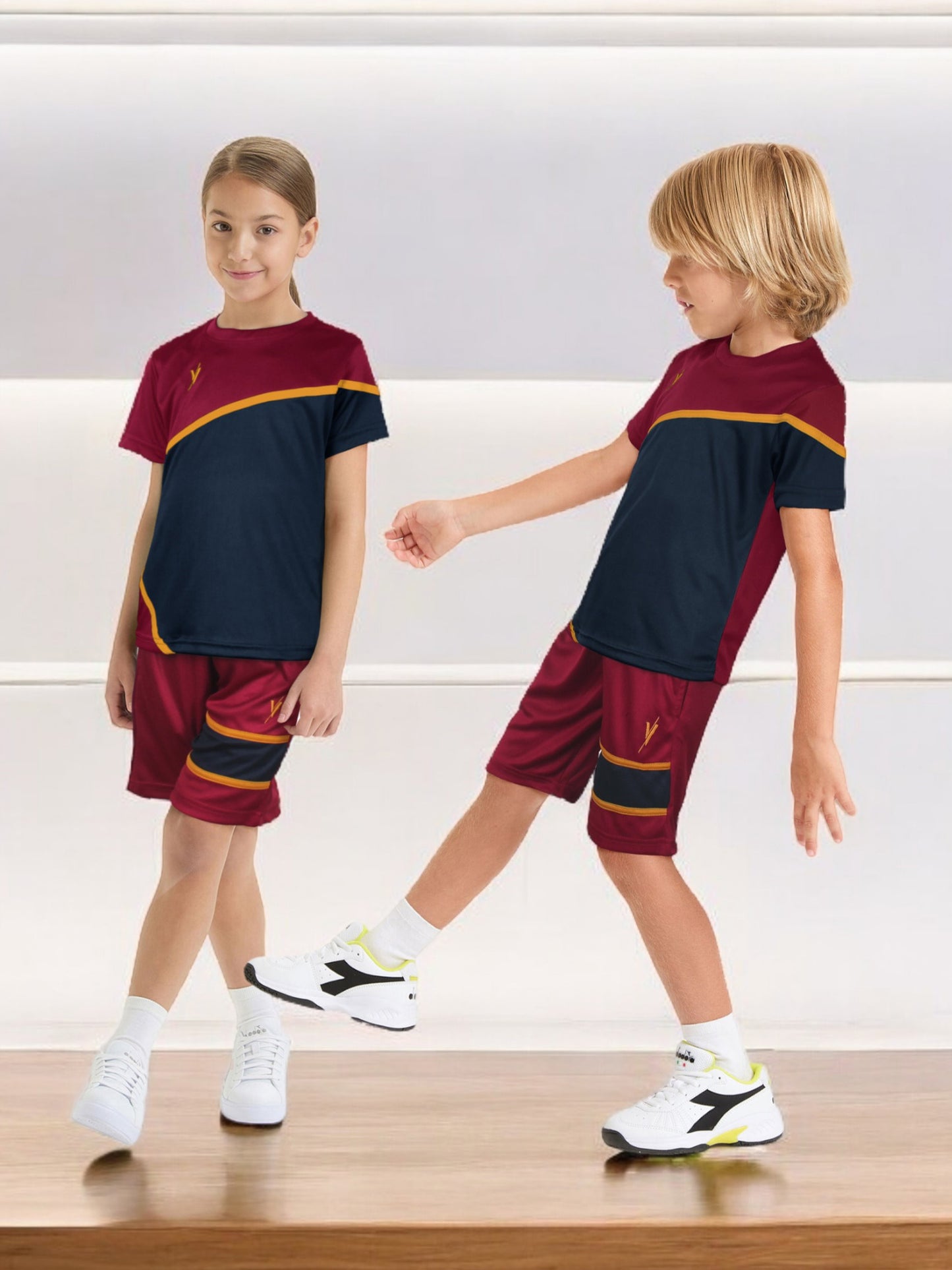 Tracksuit For Boys & Girls Poly athletic Fabric VST57-C