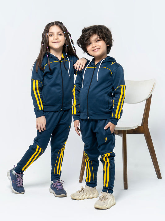 Hooded Tracksuit For Boys & Girls, Fleece #VWT05-D