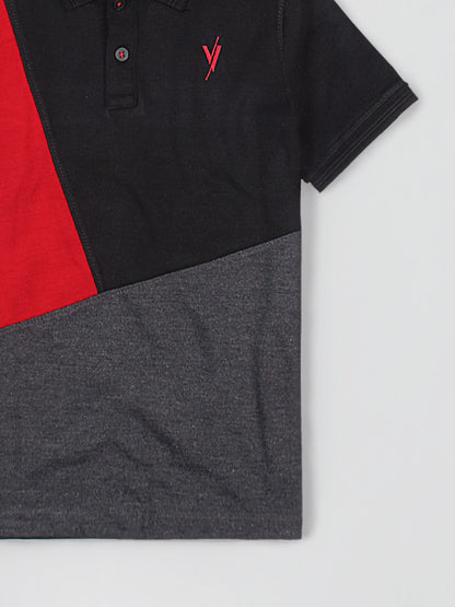 Boy's Polo Shirt (Short Sleeve) By Velvour Art# VBP03-Panel-C - Velvour Shop