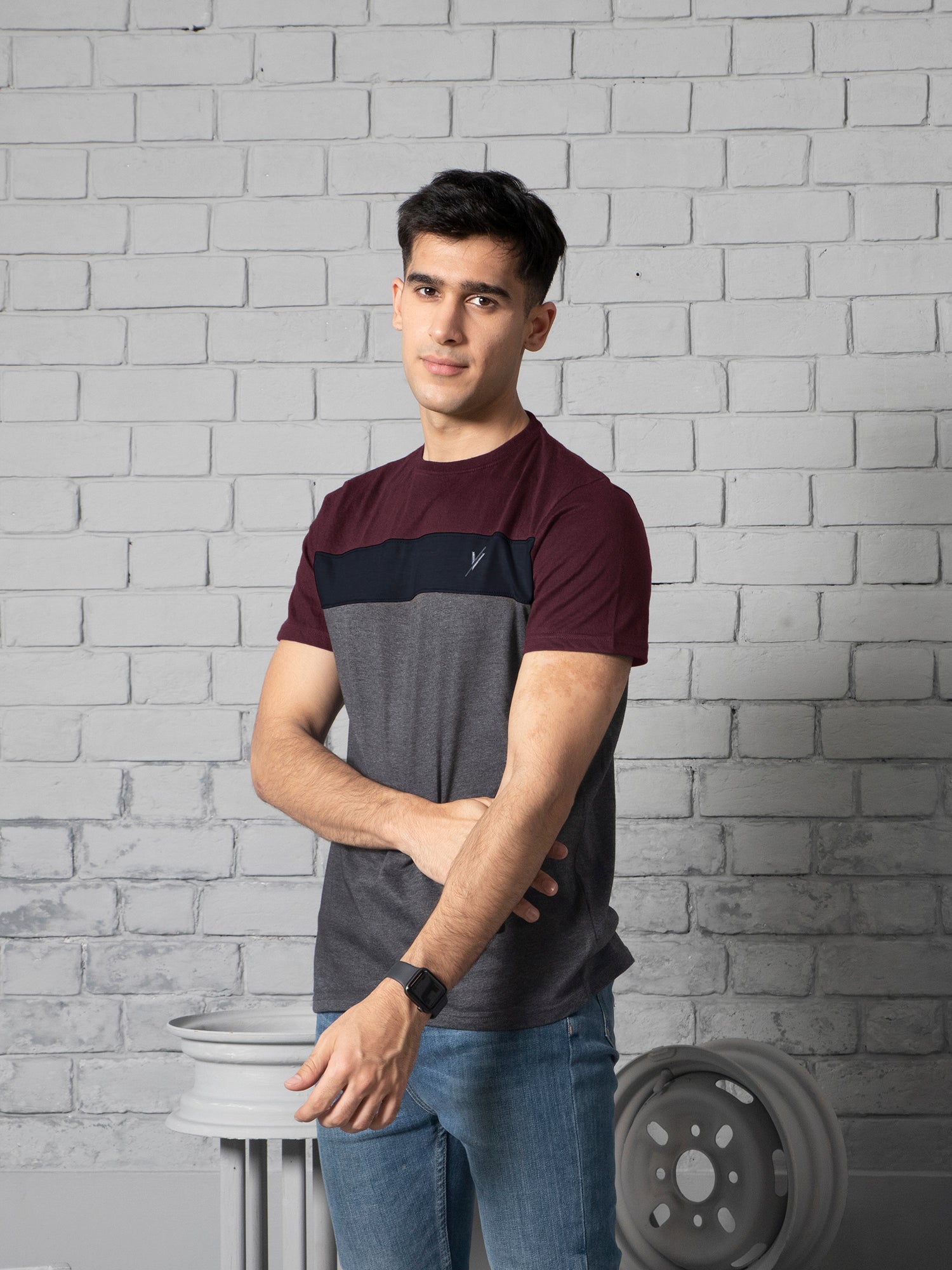 Mens T-Shirt Summer Single Jersey Art #VMT01-C - Velvour Shop
