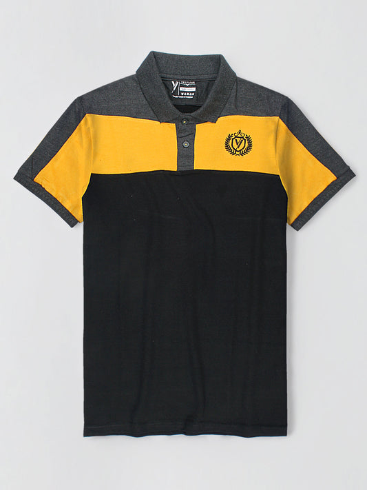 Mens Polo Shirt (Short Sleeve) By Velvour Art #VMP04-A/CY - Velvour Shop