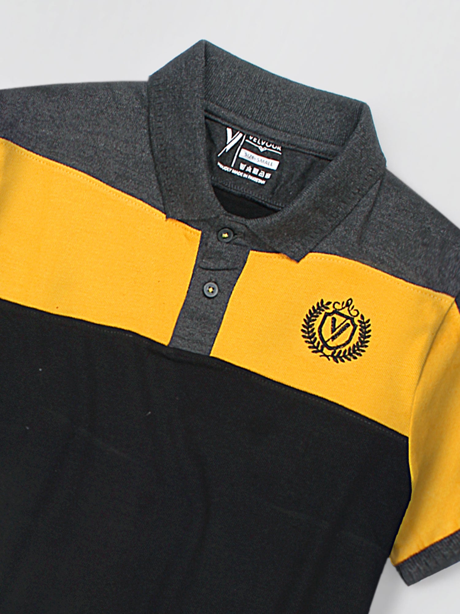 Mens Polo Shirt (Short Sleeve) By Velvour Art #VMP04-A/CY - Velvour Shop