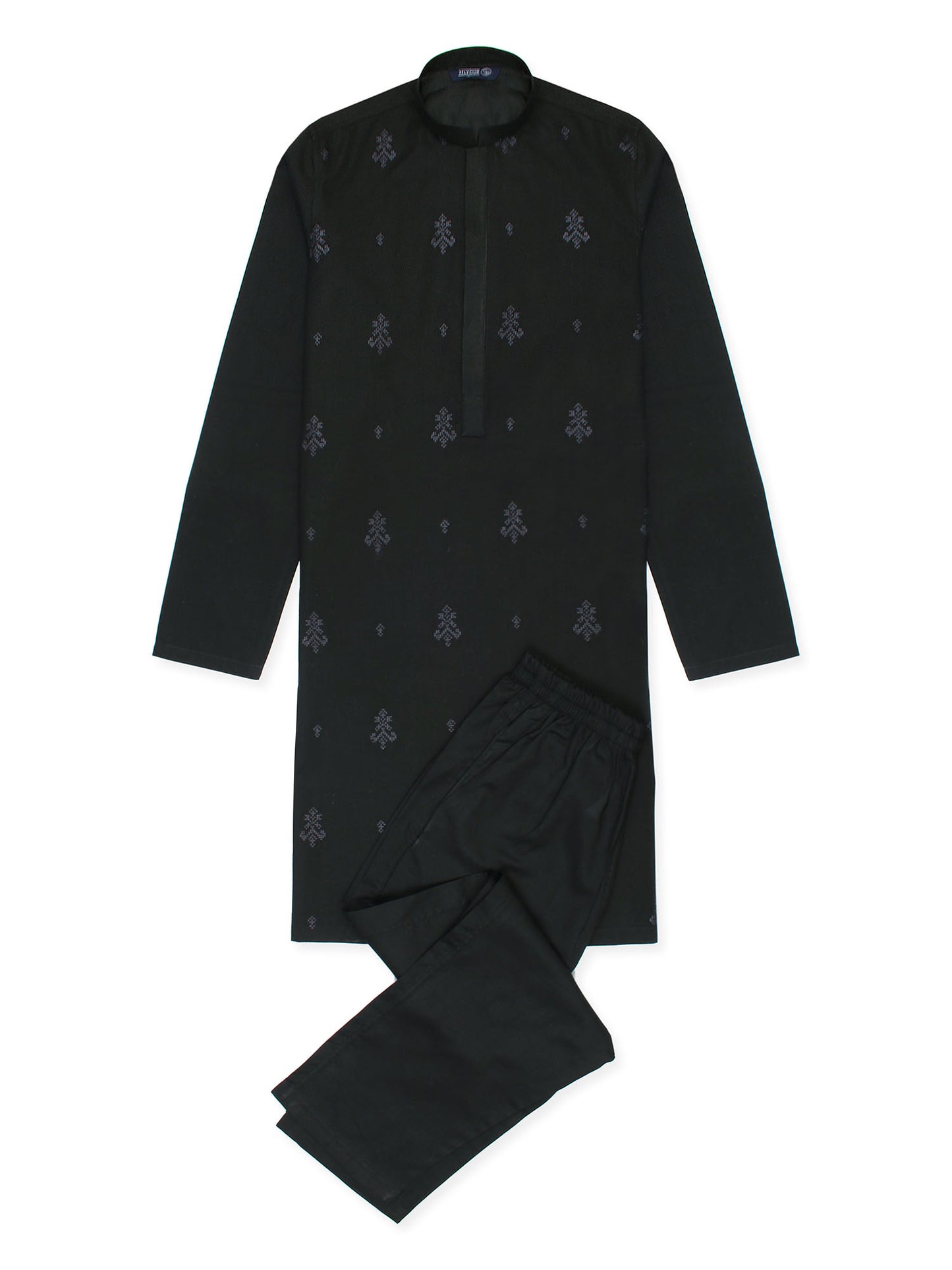 Boys Kurta Trouser Suit Set VB139-Black