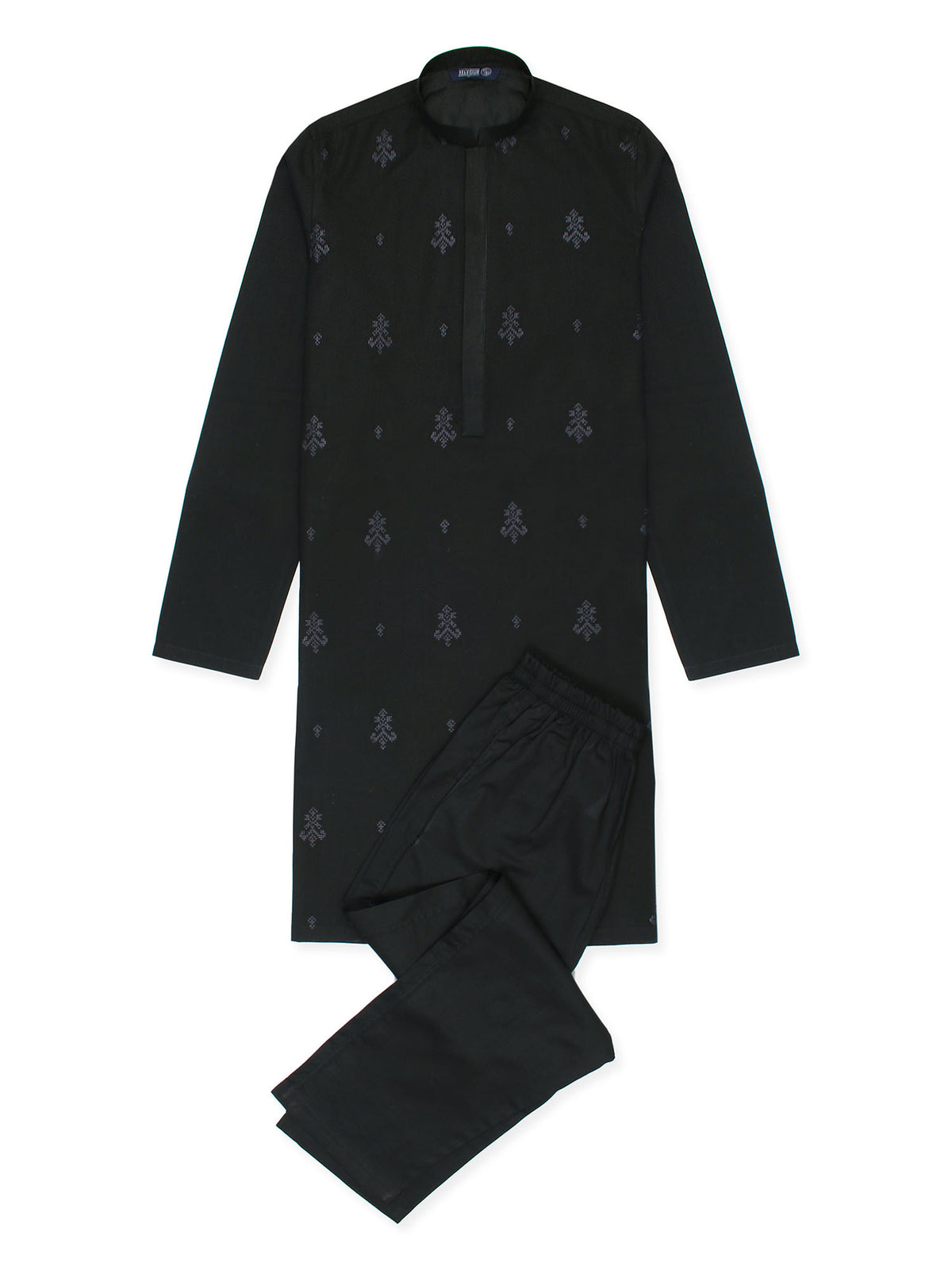 Boys Kurta Trouser Suit Set VB139-Black