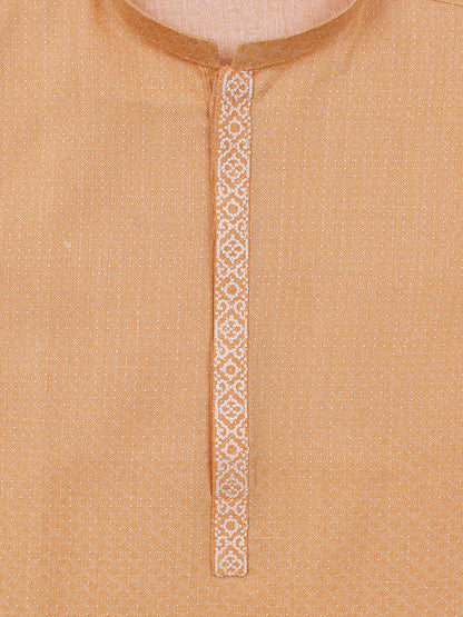 Boys Embroidered Kurta ART VB133 Apricot