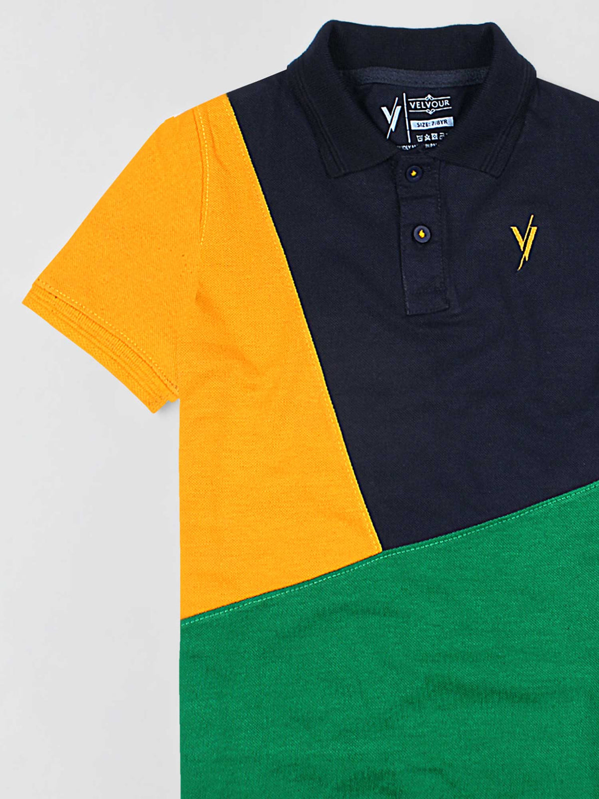 Boys Polo Shirt (Short Sleeve) By Velvour Art# VBP03-Panel-B - Velvour Shop
