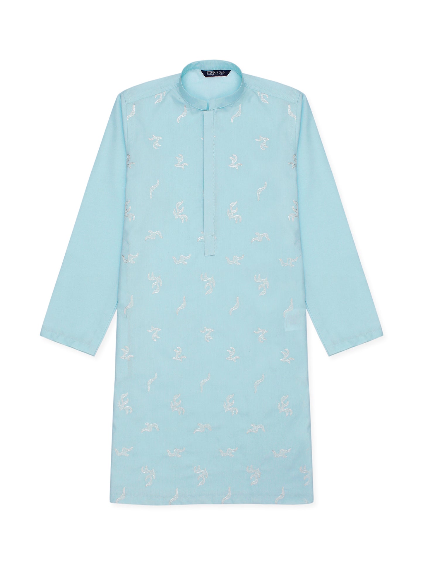 Boys Embroidered Kurta ART VB138 Sky Blue