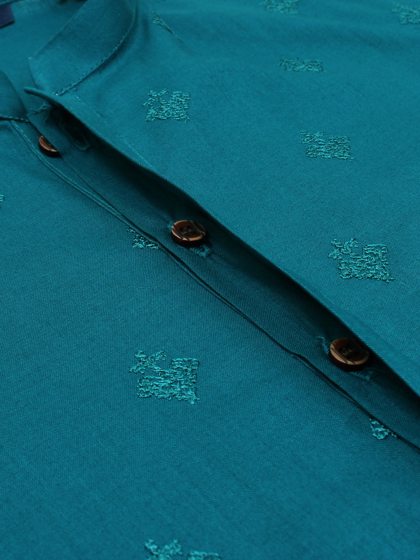 Velvour Boys Embroidered Kurta Zinc VB149