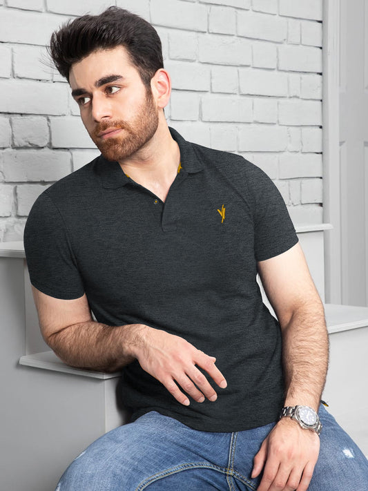 Mens Polo Shirt (Short Sleeve) By Velvour Art #VMP03-G/C - Velvour Shop