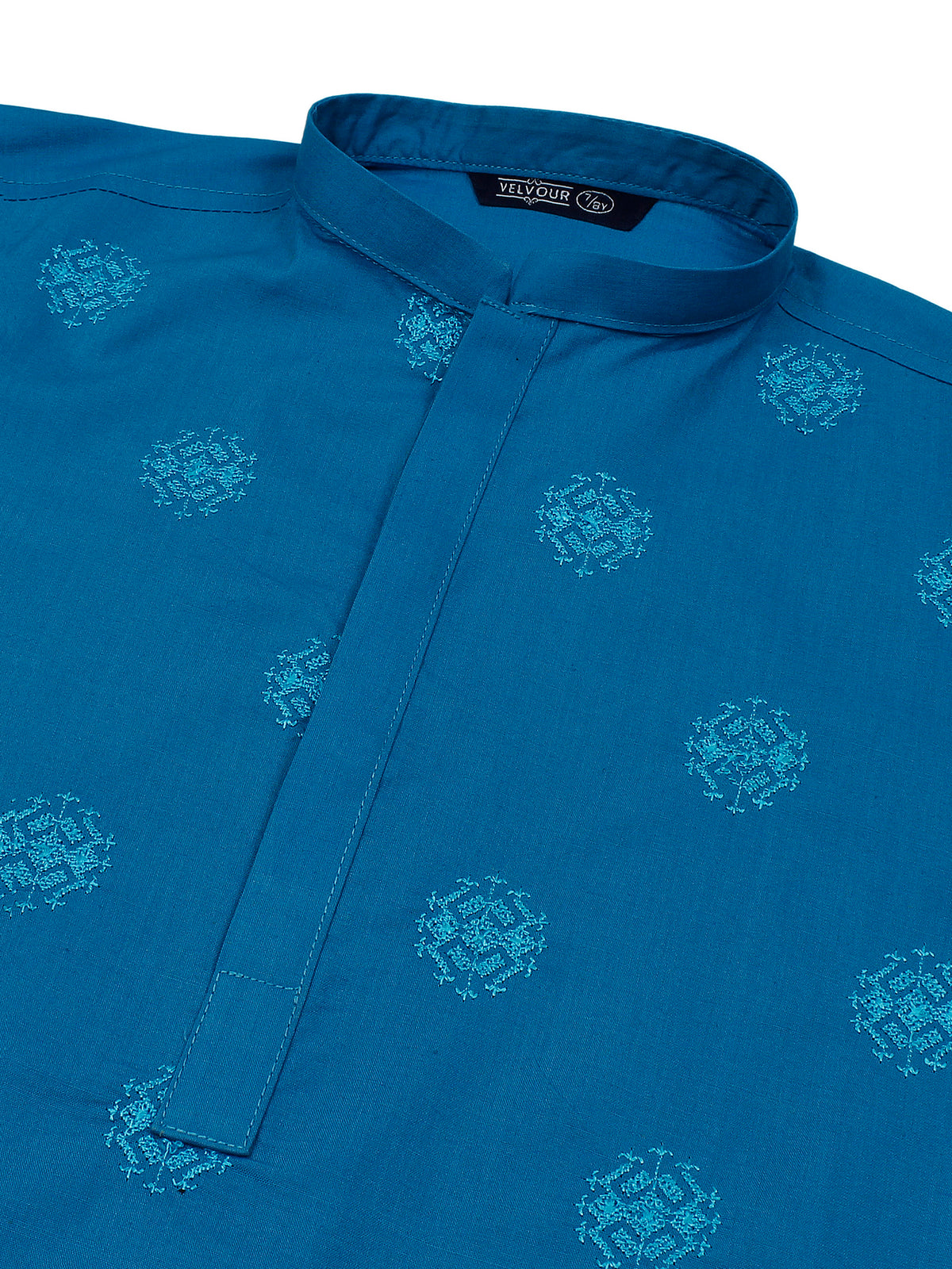 Boys Embroidered Kurta ART VB135 Ferozi