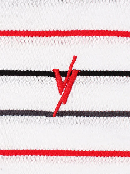 Boys Polo with black collar vbc02