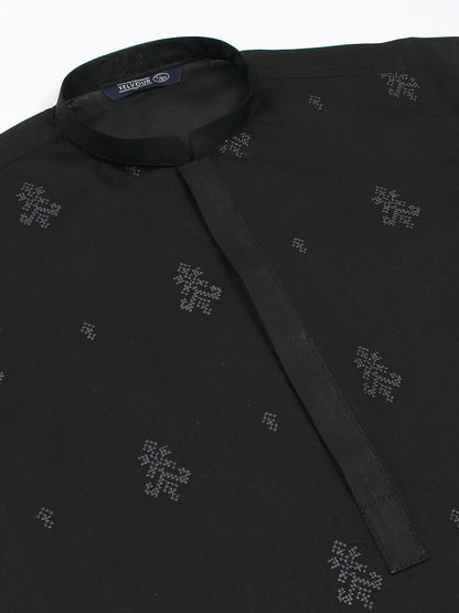 Boys Kurta Trouser Suit Set VB139-Black