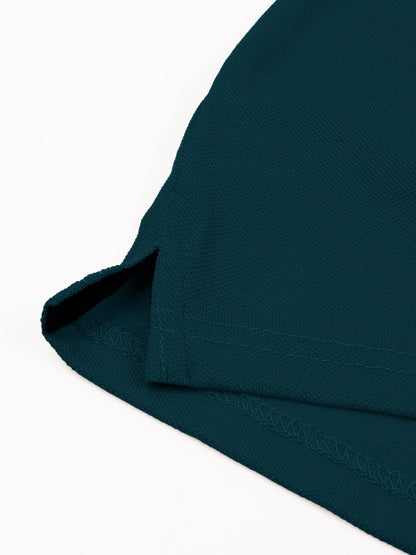 Tipping Collar Polo Shirt For Boys & Mens Plane Zinc