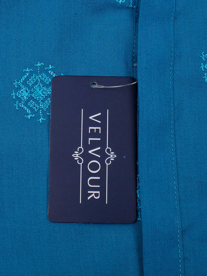 Boys Embroidered Kurta ART VB135 Ferozi