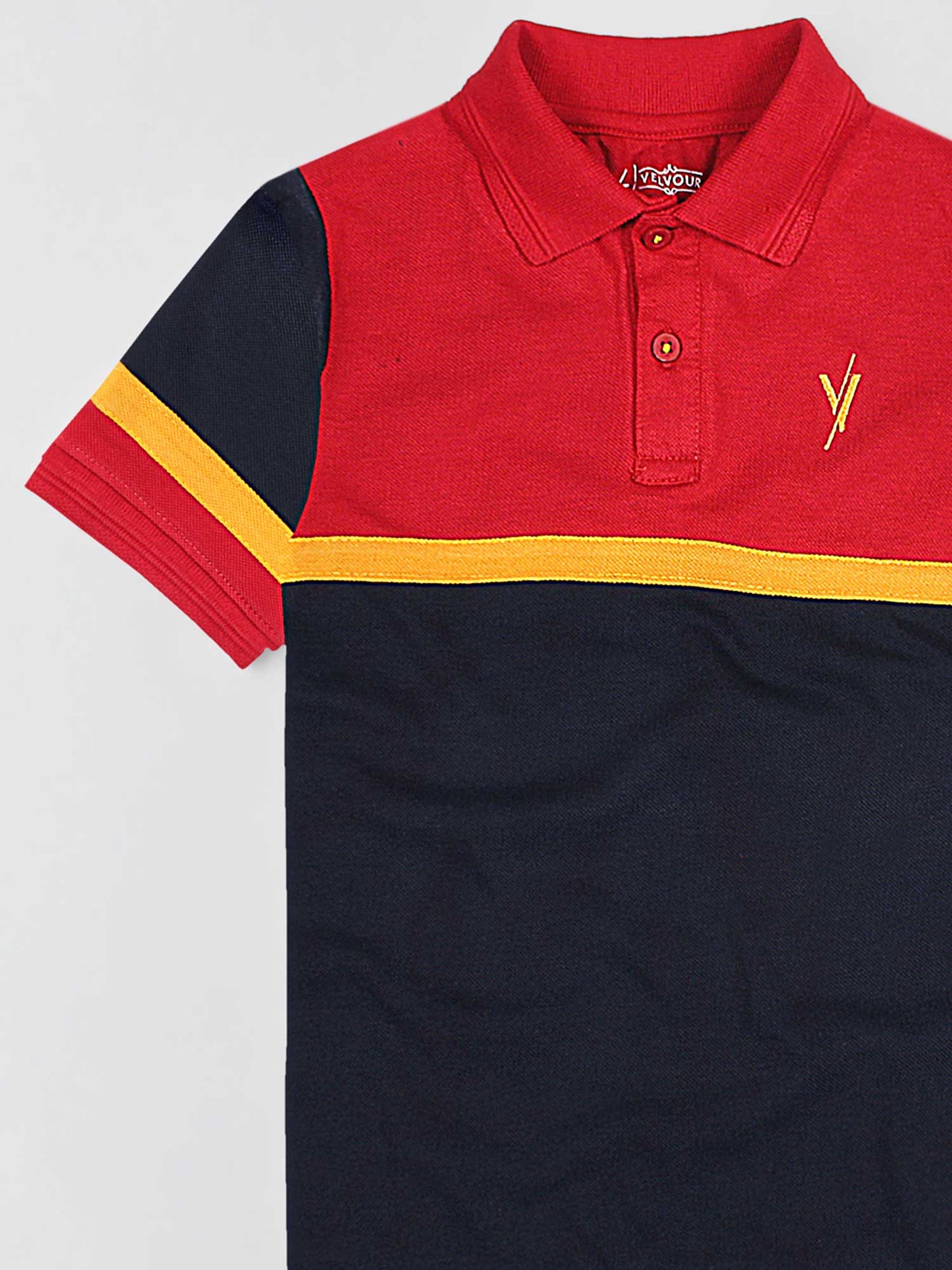 Boys Polo Shirt (Short Sleeve) By Velvour Art# VBP04-C - Velvour Shop