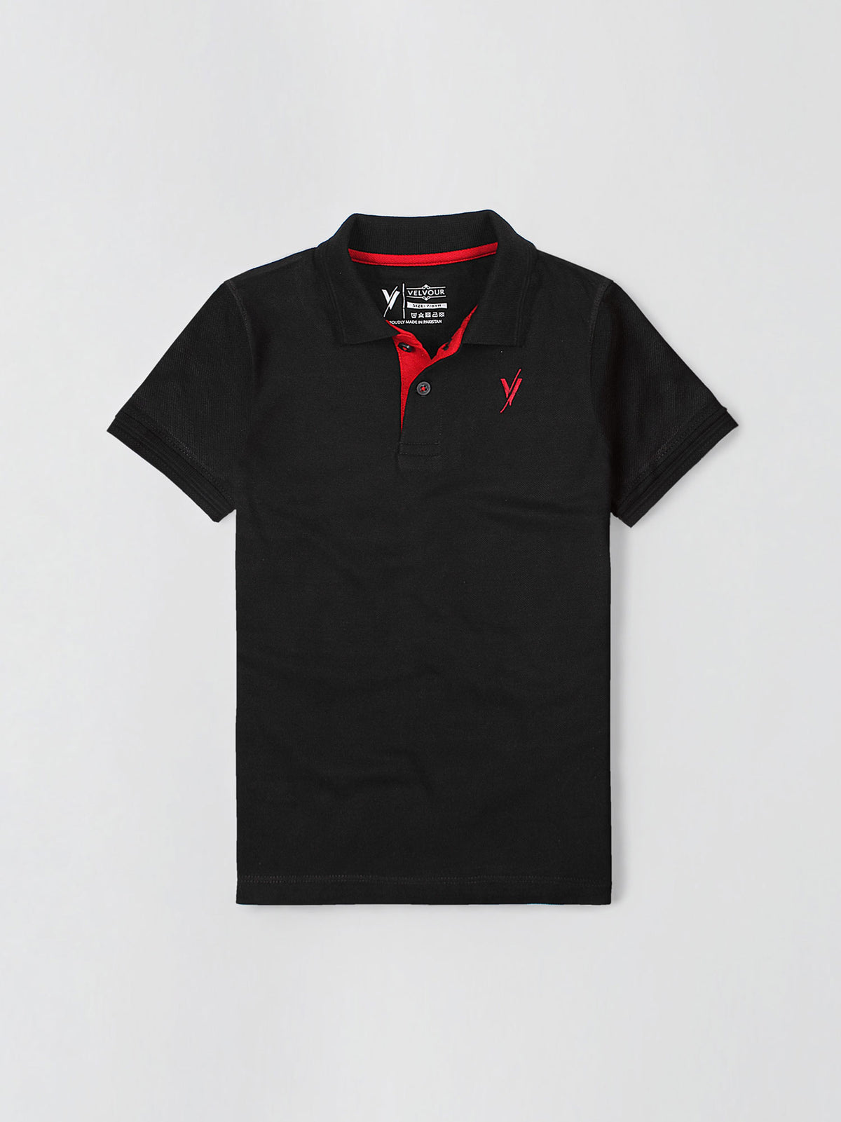 Polo Shirt Plane Summer For Boys Art# VBP06-B/Black - Velvour Shop