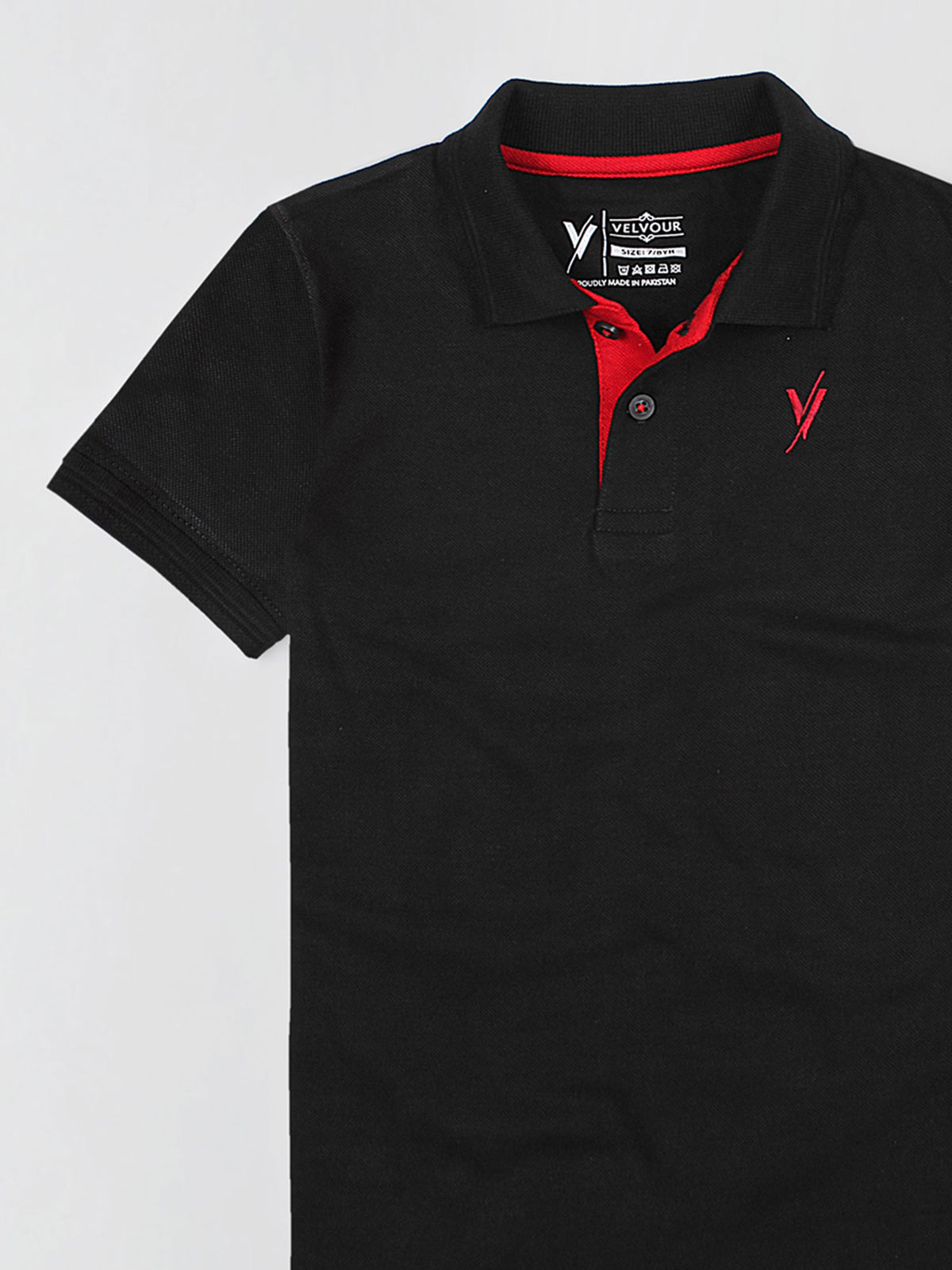 Polo Shirt Plane Summer For Boys Art# VBP06-B/Black - Velvour Shop