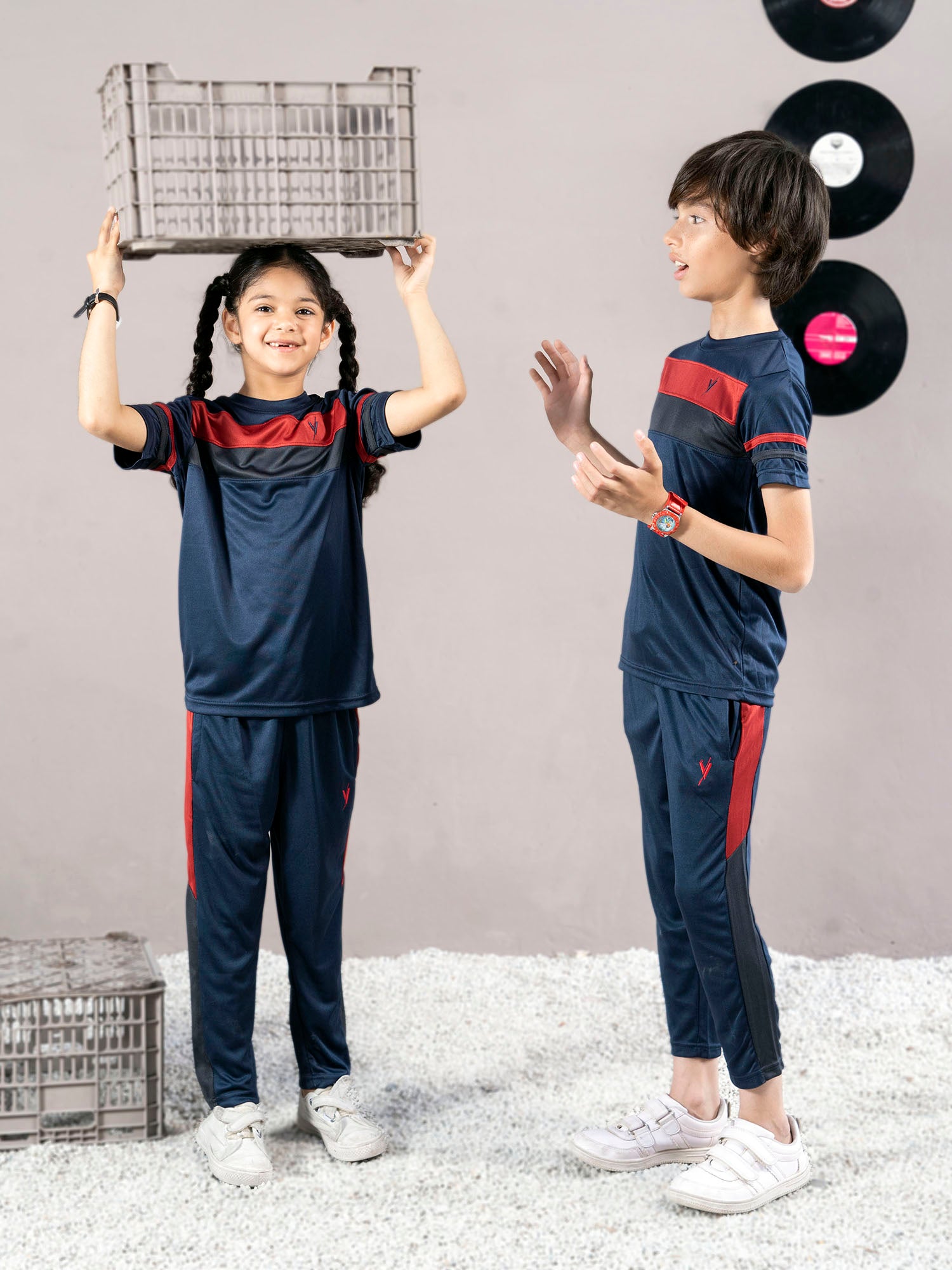 Tracksuit For Boys & Girls Poly athletic Fabric ART #VBTS06-B