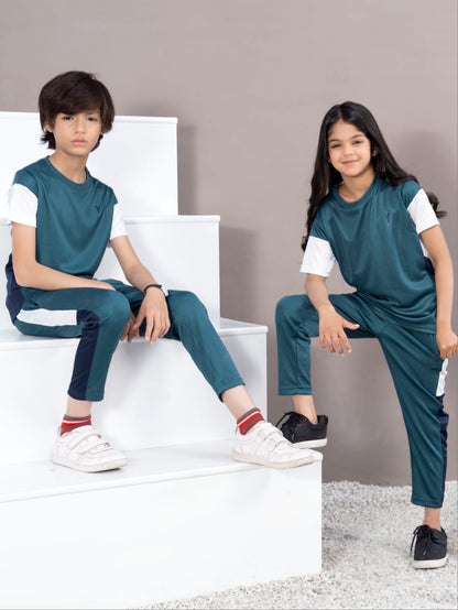 Tracksuit For Boys & Girls Poly athletic Fabric ART #VBTS05-B Zinc