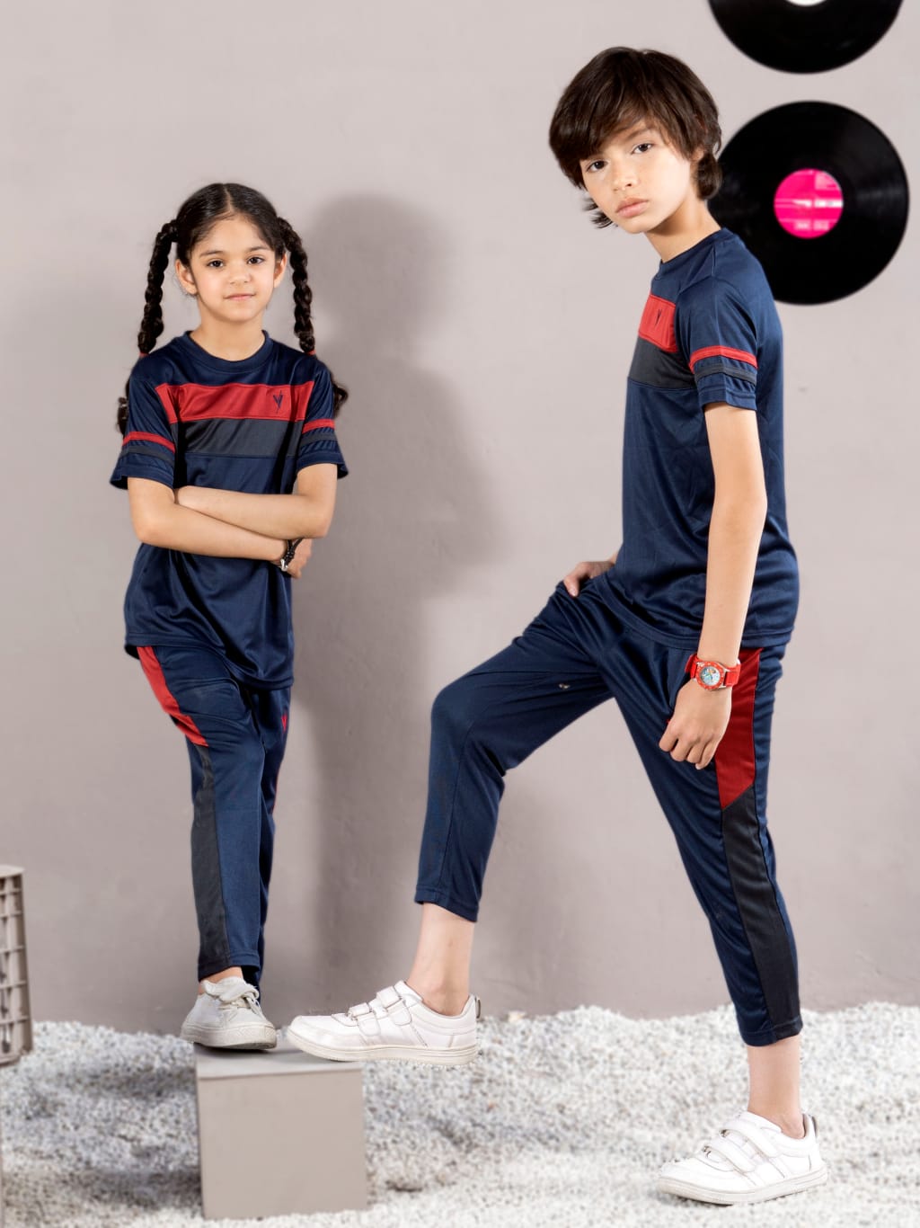 Tracksuit For Boys & Girls Poly athletic Fabric ART #VBTS06-B
