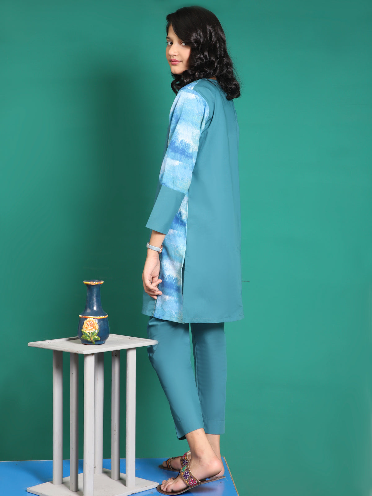 Girls Tunic & Capri (Pair) ART# VG0017-A - Velvour Shop