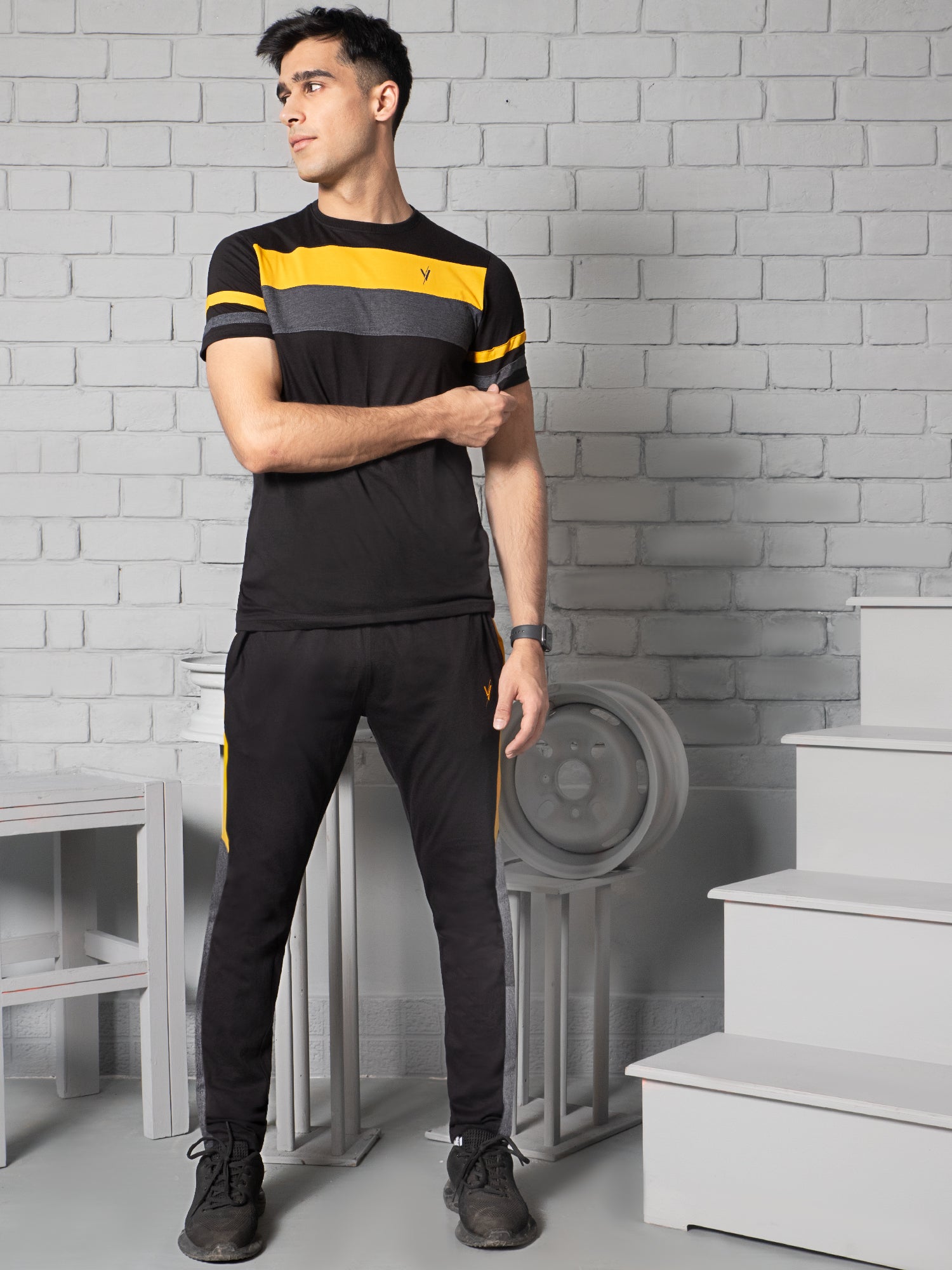 Tracksuit For Mens Summer Single Jersey Art#VMTS03-A - Velvour Shop