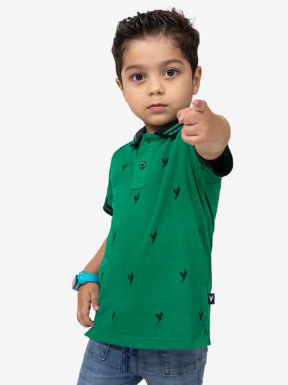 Boys Polo Shirt (Tipping Collar) By Velvour Art# VBP02-D - Velvour Shop