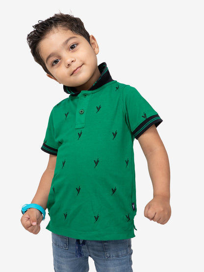 Boys Polo Shirt (Tipping Collar) By Velvour Art# VBP02-D - Velvour Shop