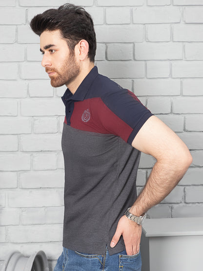 Mens Polo Shirt (Short Sleeve) By Velvour Art #VMP04-C/NBM - Velvour Shop
