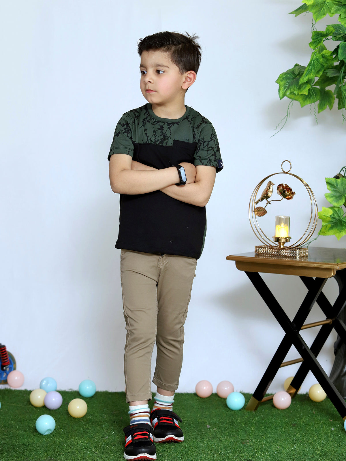 Boys Tee Shirt (Half Sleeve) By Velvour Art# VBT01-B - Velvour Shop