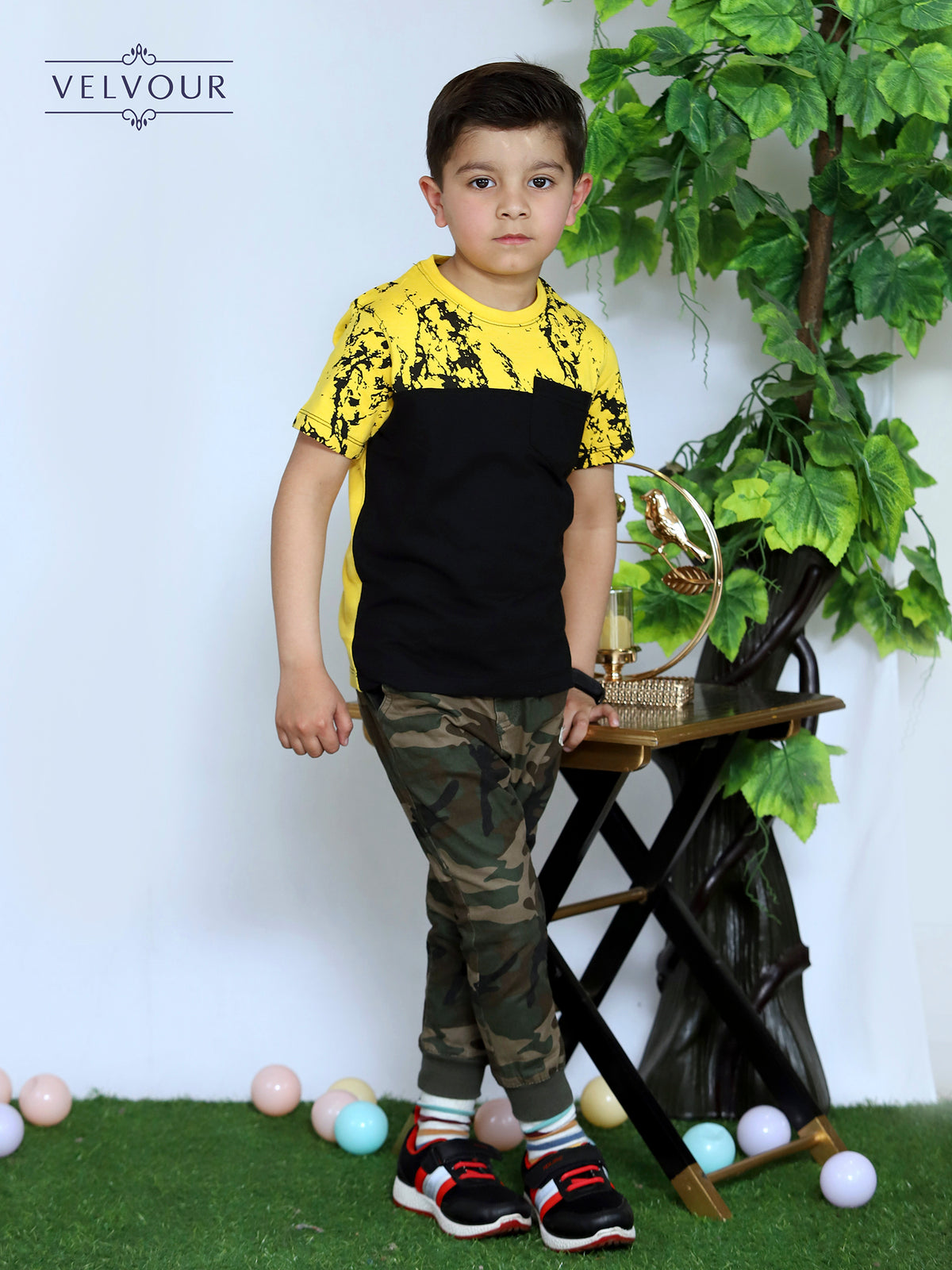 Boys Tee Shirt (Half Sleeve) By Velvour Art# VBT01-C - Velvour Shop