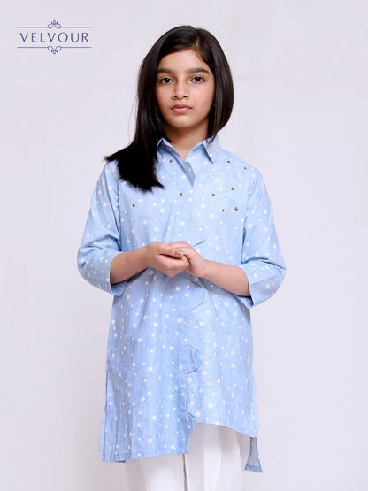 Girls Kurti (Top) By Velvour ART# VG0014 - Velvour Shop