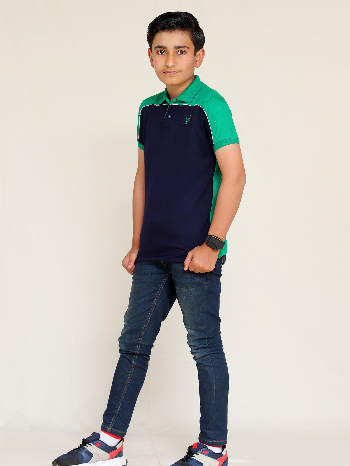 Boys Polo Shirt (Short Sleeve) By Velvour Art# VBP03-B - Velvour Shop